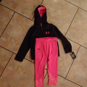 NWT Toddler Girl Under Armour Outfits (2)